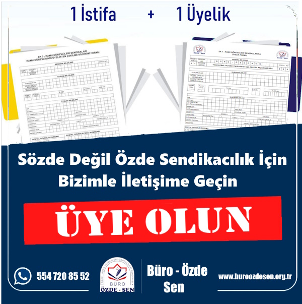 Sizde Üye Olun